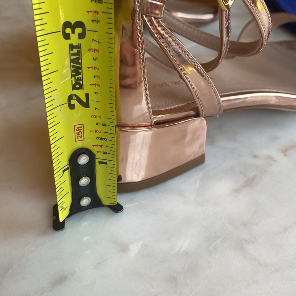 Stuart Weitzman Peewee Beige Glass heels - Picture 7 of 8